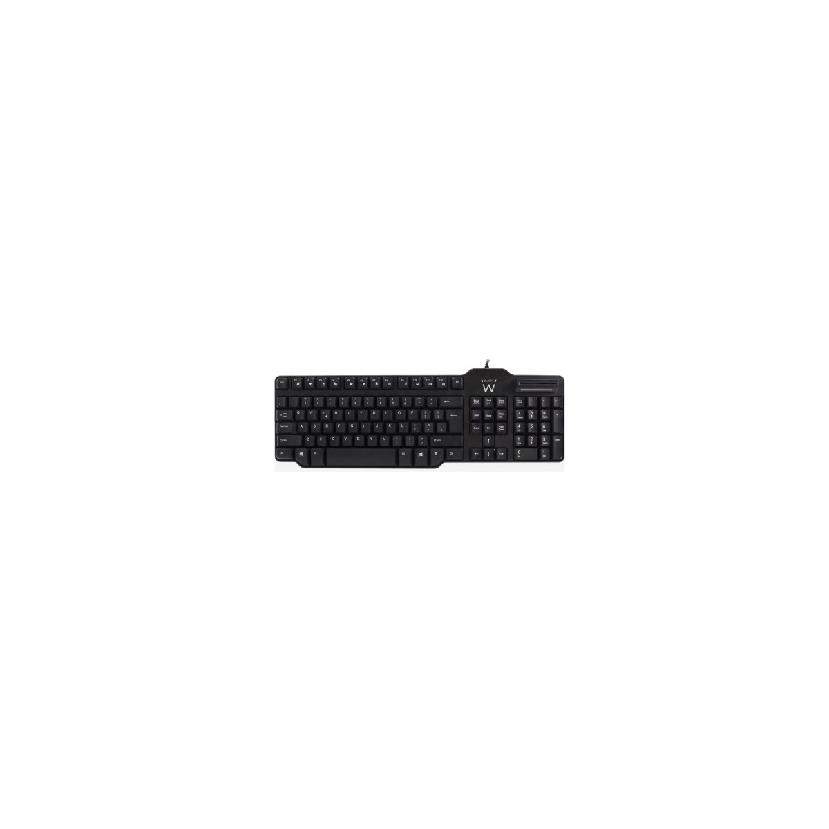 Ewent EW3252 teclado USB QWERTY Espanol Negro