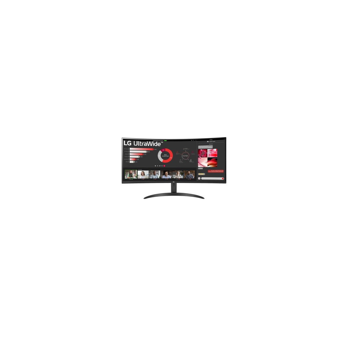 LG 34WR50QC BAEU pantalla para PC 864 cm 34 3440 x 1440 Pixeles UltraWide Quad HD LCD Negro