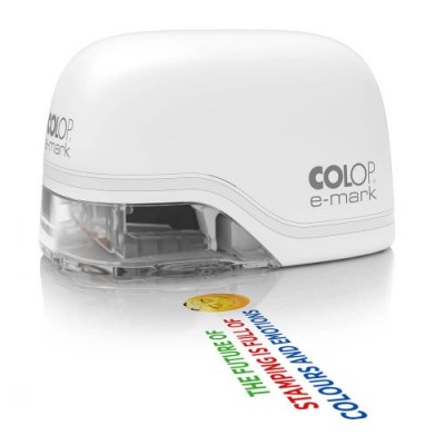 MINI IMPRESORA INKJET A COLOR AUTOMATICA E MARK COLOR BLANCO COLOP 153111