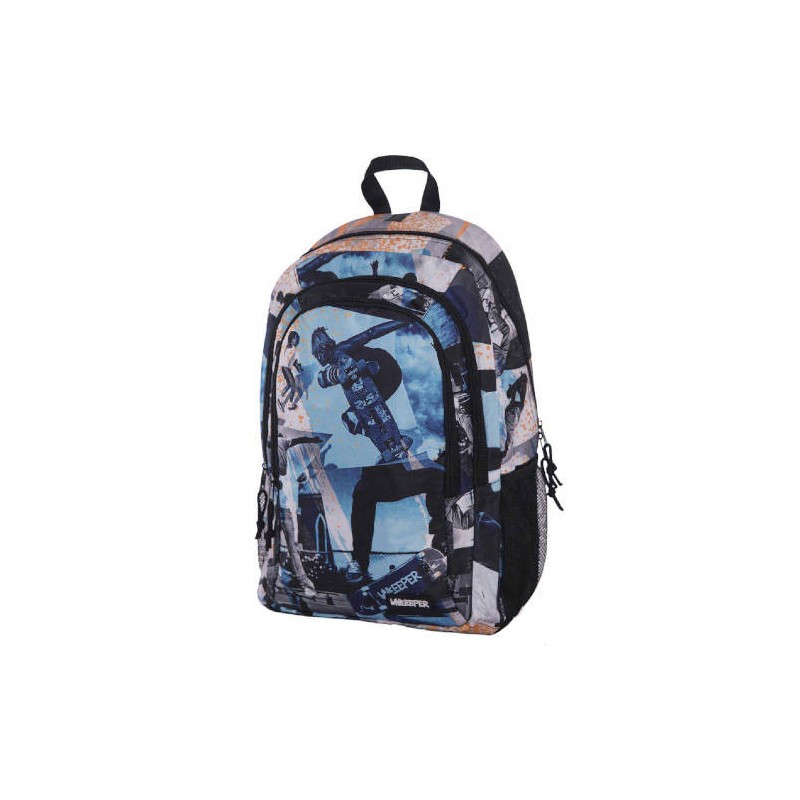 4752-MOCHILA DOBLE UNKEEPER SKATE BOARDING 32,5 X 43 X 13,5 CM. UNKEEPER 80506625970