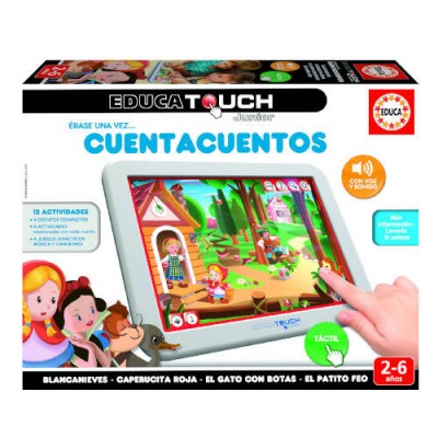 JUEGO EDUCA TOUCH JUNIOR ERASE UNA VEZ CUENTACUENTOS DE 2 6 ANOS EDUCA BORRAS