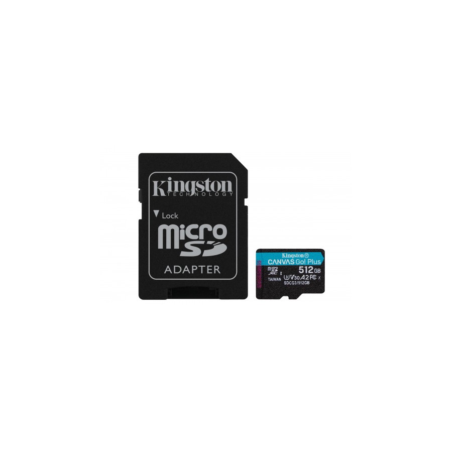 4818-Kingston Technology Canvas Go! Plus memoria flash 512 GB MicroSD Clase 10 UHS-I 4818-Kingston Technology Canvas Go! Plus memoria flash 512 GB MicroSD Clase 10 UHS-I
