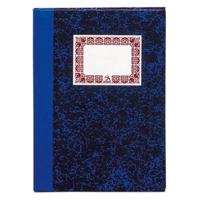 CUADERNO CARTONe CONTABILIDAD RAYADO HORIZONTAL AZUL FOLIO NATURAL 100 HOJAS DOHE 09950