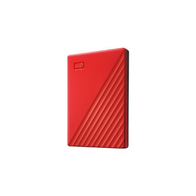 Western Digital My Passport disco duro externo 2000 GB Rojo