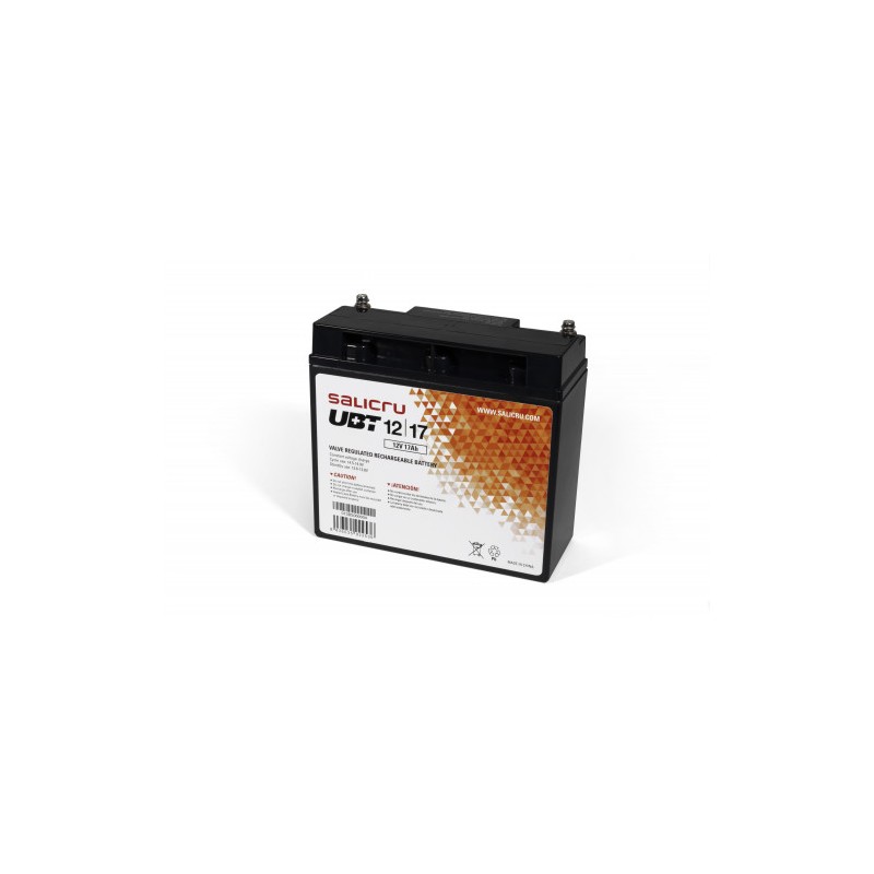 4858-Salicru UBT 12/17 - Bateria AGM recargable de 17 Ah