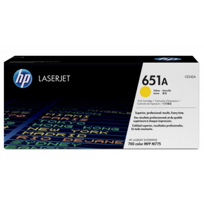 HP TONER 651A AMARILLO CE342A