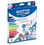 4910-ESTUCHE 12 ROTULADORES GIOTTO DECO TEXTIL GIOTTO F49490000