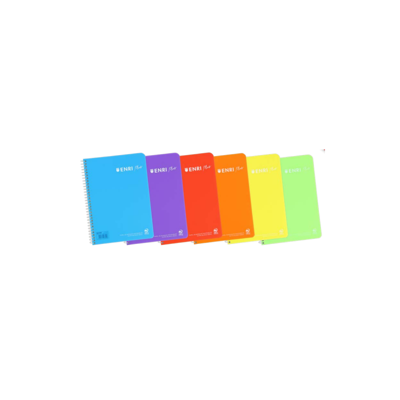 4923-ENRI Plus cuaderno y block A4 80 hojas Colores surtidos 4923-ENRI Plus cuaderno y block A4 80 hojas Colores surtidos