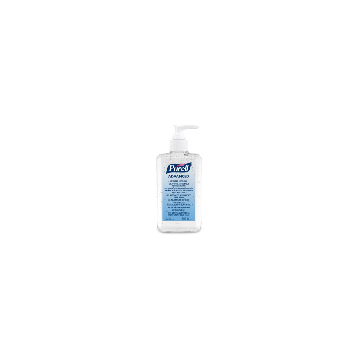 BOTE DE 300 ML GEL HIDROALCOHOLICO ADVANCE C BOMBA PURELL JA077