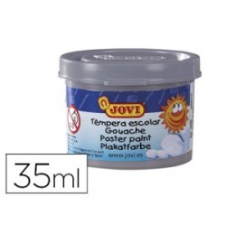 4982-ESTUCHE TEMPERA ESCOLAR 5 BOTES 35 ML - PLATA JOVI 50337