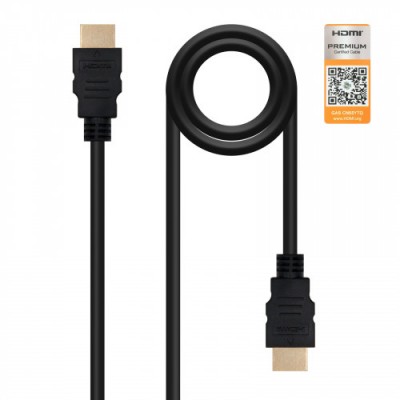Nanocable HDMI V20 15m cable HDMI 15 m HDMI tipo A Estandar Negro