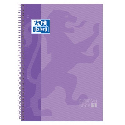 Oxford Europeanbook 1 cuaderno y block A4 80 hojas Purpura