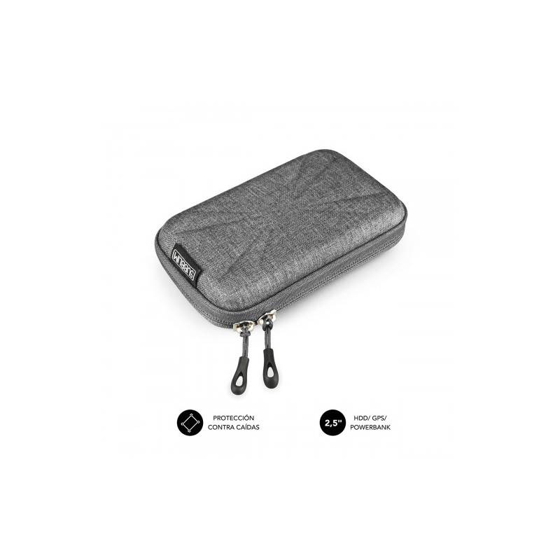 5121-SUBBLIM Funda Disco Duro HDD Business Case 2,5" Grey