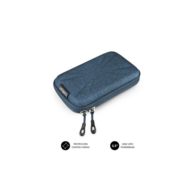 5123-SUBBLIM Funda Disco Duro HDD Business Case 2,5" Dark Blue