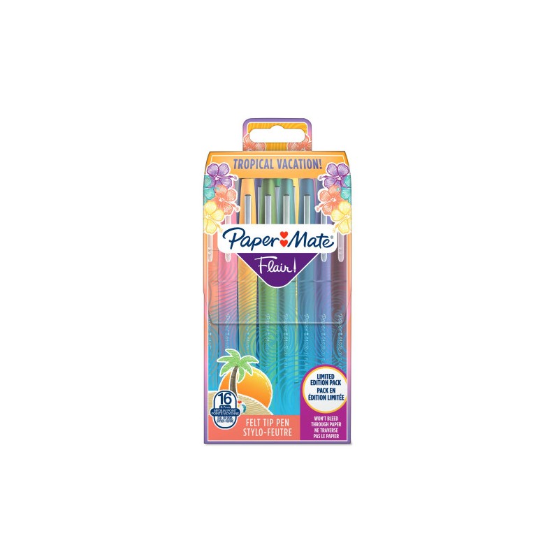 5148-PACK 16 ROTULADORES FLAIR ORIGINAL TROPICAL PAPER MATE 2061396
