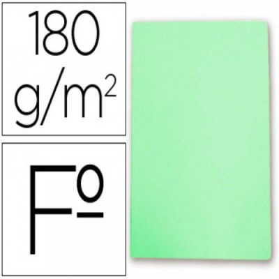 SUBCARPETA SIMPLES PASTEL 180 GRS FOLIO COLOR VERDE GIO 400040609