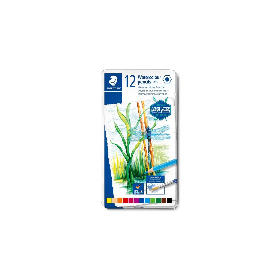 5212-ESTUCHE DE METAL CON 12 LAPICES, COLORES SURTIDOS STAEDTLER 14610C M12 5212-ESTUCHE DE METAL CON 12 LAPICES, COLORES SURTIDOS STAEDTLER 14610C M12