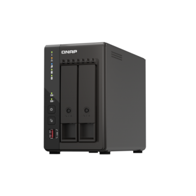 QNAP TS 253E NAS Torre Ethernet Negro J6412