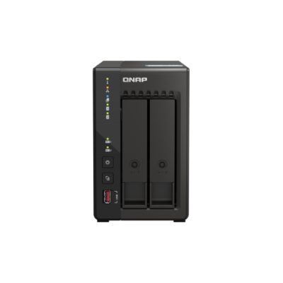 QNAP TS 253E NAS Torre Ethernet Negro J6412