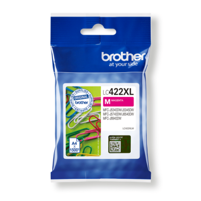 Brother LC 422XLM cartucho de tinta 1 piezas Original Magenta