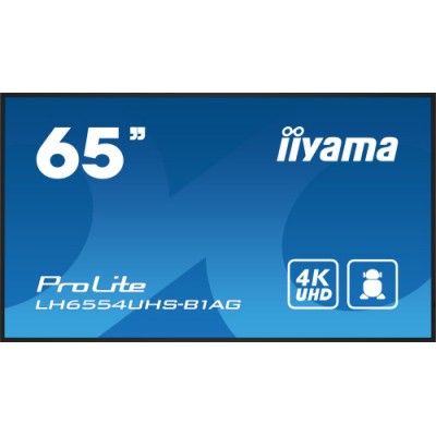 iiyama LH6554UHS B1AG pantalla de senalizacion Pantalla plana para senalizacion digital 1651 cm 65 LCD Wifi 4K Ultra HD Negro P