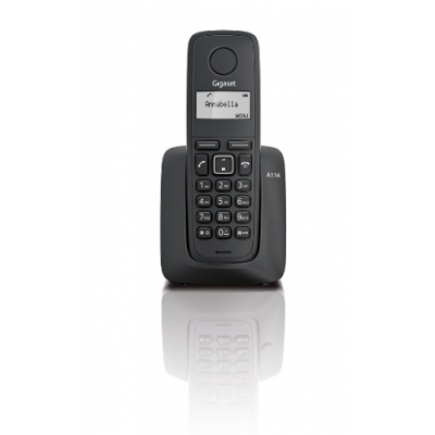 Gigaset A116 Telefono DECT Identificador de llamadas Negro