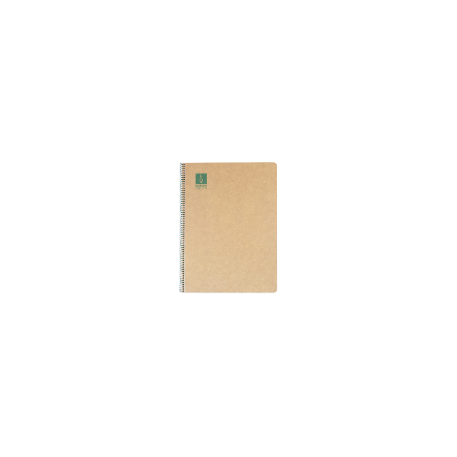 5266-CUADERNO ESPIRAL DIN-A4 RECICLADO FSC 50 HOJAS 80G. LISO. GREEN ESCOLOFI 130200804 5266-CUADERNO ESPIRAL DIN-A4 RECICLADO FSC 50 HOJAS 80G. LISO. GREEN ESCOLOFI 130200804