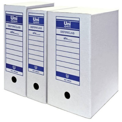 ARCHIVO DEFINITIVO CARTON DEFINICLAS DOBLE FOLIO UNISYSTEM DEFINICLAS 70906970