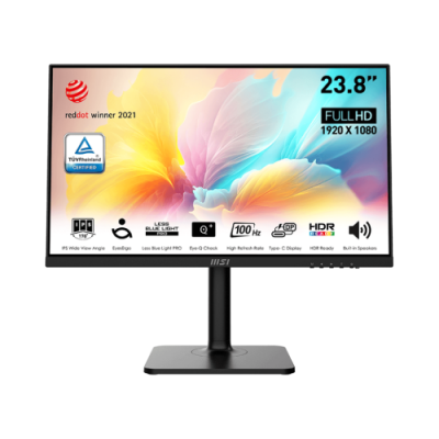 MSI MONITOR MODERN MD2412P 238 60CM PLANO IPS 1920X1080 FHD 100HZ NEGRO