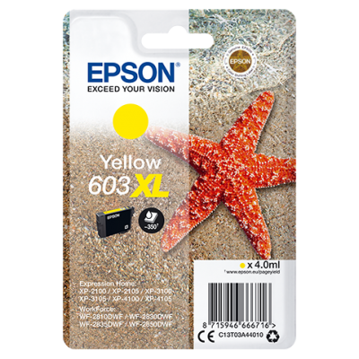 Epson Singlepack Yellow 603XL Ink