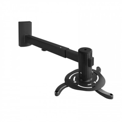 TooQ SOPORTE UNIVERSAL DE PARED GIRATORIO 360º E INCLINABLE PARA PROYECTOR NEGRO