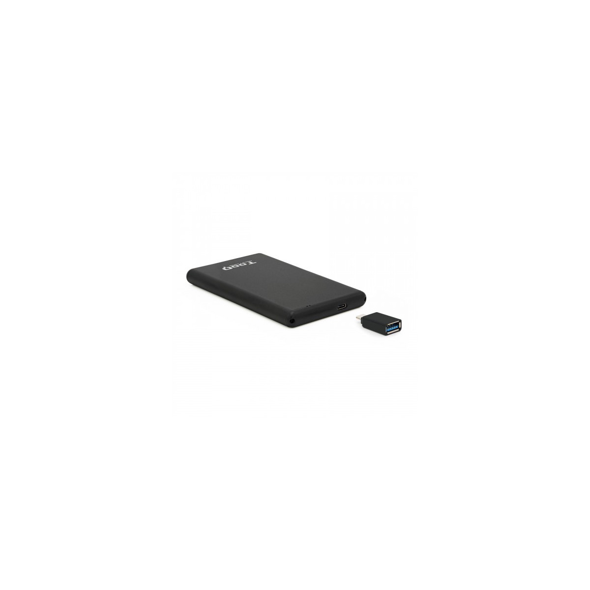 TooQ TQE 2533B caja para disco duro externo 25 Carcasa de disco duro SSD Negro