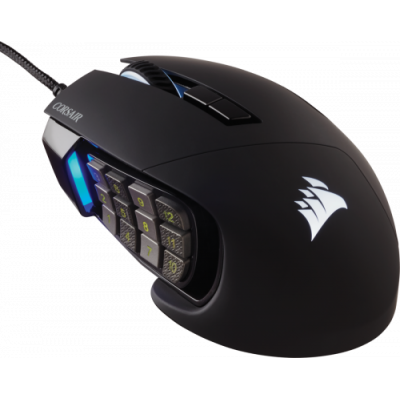 Corsair Scimitar RGB Elite raton mano derecha USB tipo A optico 18000 DPI