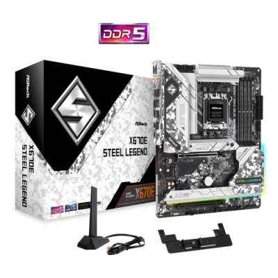 Asrock X670E Steel Legend AMD X670 Zocalo AM5 ATX