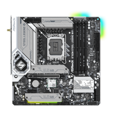 Asrock B760M Steel Legend WiFi Intel B760 LGA 1700 micro ATX