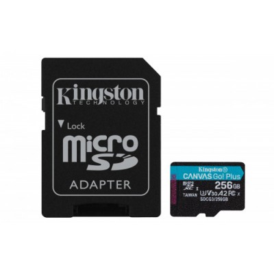 Kingston Technology Canvas Go Plus memoria flash 256 GB SD Clase 10 UHS I