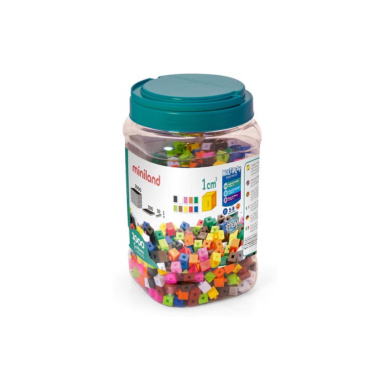 5567-CUBOS 1 CM 1000 PCS MINILAND 95211