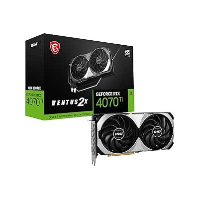 VGA MSI RTX 4070 TI VENTUS 2X 12G OCNVRTX4070TI12GBGDDR6X192BIT3DP1HDMI2 VENTILADORES