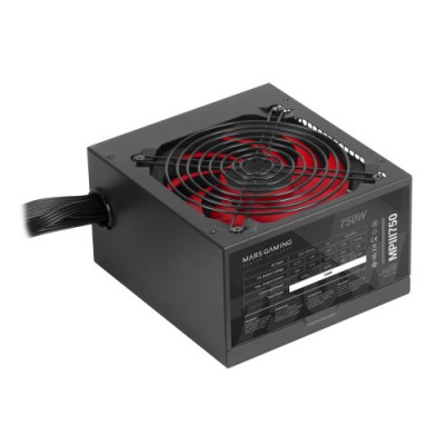 Mars Gaming MPIII750 Fuente Alimentacion PC 750W ATX 85 Eficiencia 5 Anos Garantia