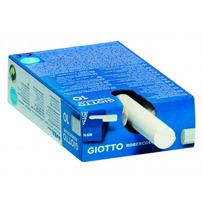 CAJA 10 TIZAS BLANCAS GIOTTO F538700