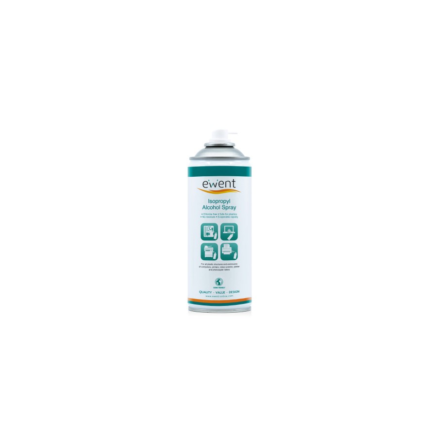5680-Ewent EW5611 kit de limpieza para computadora Espray para limpieza de equipos Universal 400 ml 5680-Ewent EW5611 kit de limpieza para computadora Espray para limpieza de equipos Universal 400 ml