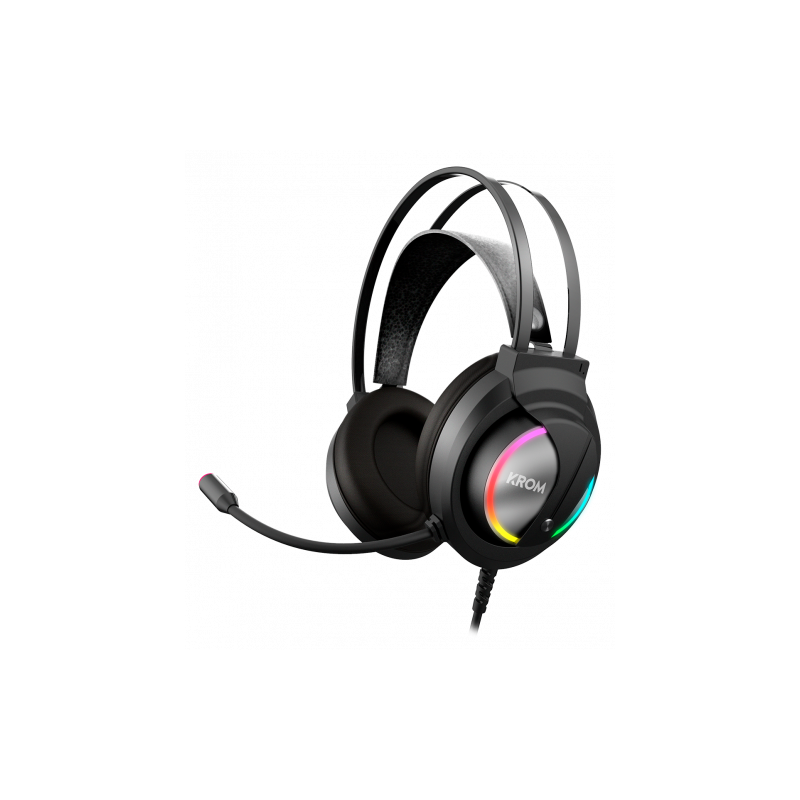 5685-Krom Kappa Auriculares Diadema Negro