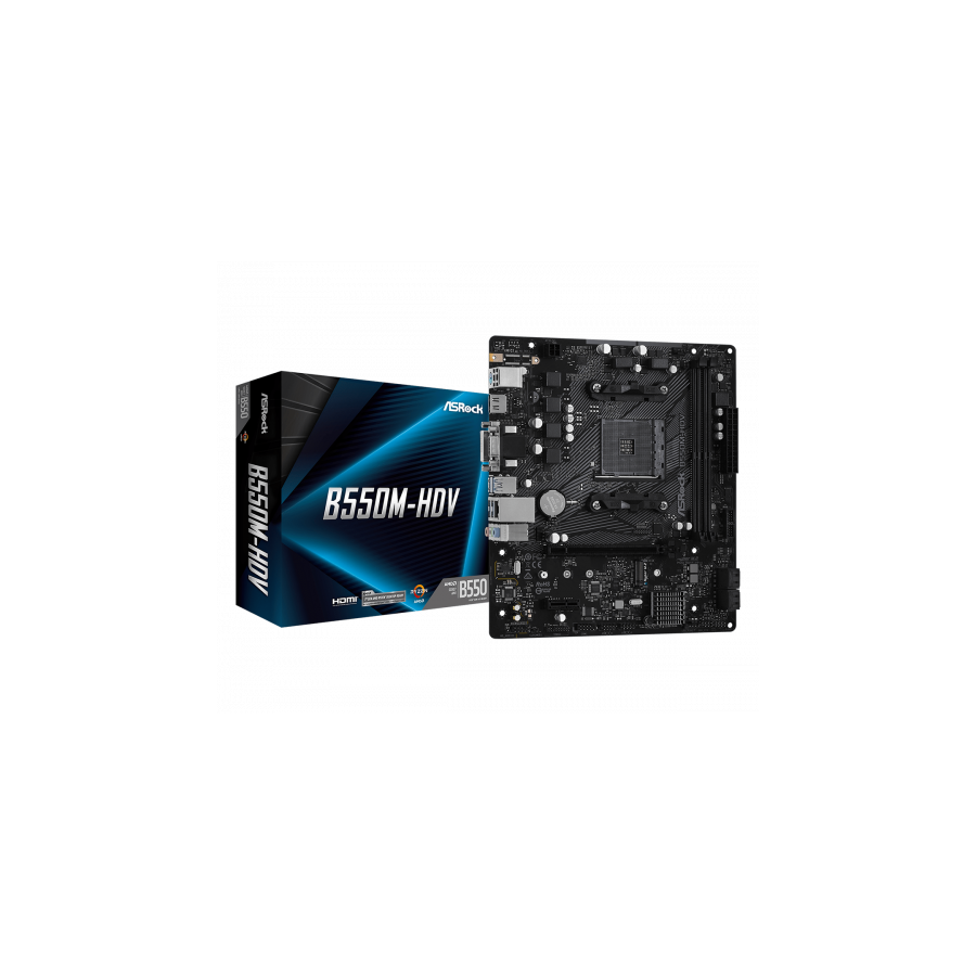 5689-Asrock B550M-HDV AMD B550 Zocalo AM4 micro ATX 5689-Asrock B550M-HDV AMD B550 Zocalo AM4 micro ATX