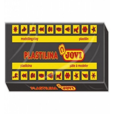 CAJA 30 PASTILLAS PLASTILINA 50 G NEGRO JOVI 7015