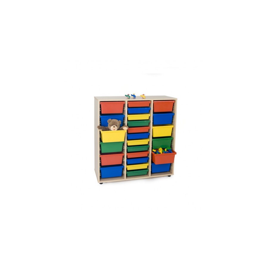 5828-MUEBLE INTERMEDIO CUBETERO 3 COLUMNAS 1042 HAYA MOBEDUC 600820HP18