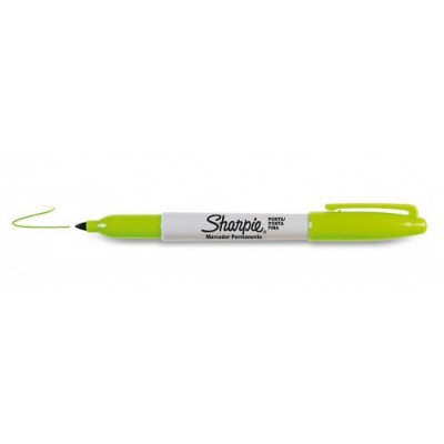 MARCADOR FINE VERDE LIMA SHARPIE 2025037