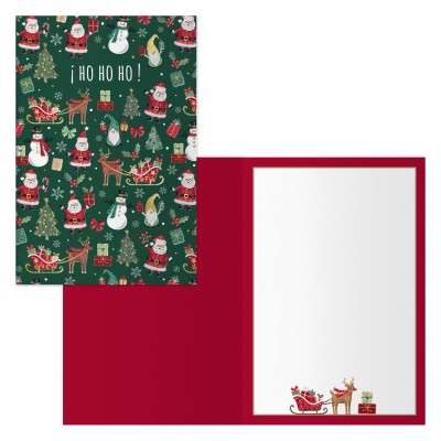 PACK 6 TARJETAS DE FELICITACIoN NAVIDAD TAMANO 115 X 17 CM MODELO GIFT DOHE 70030