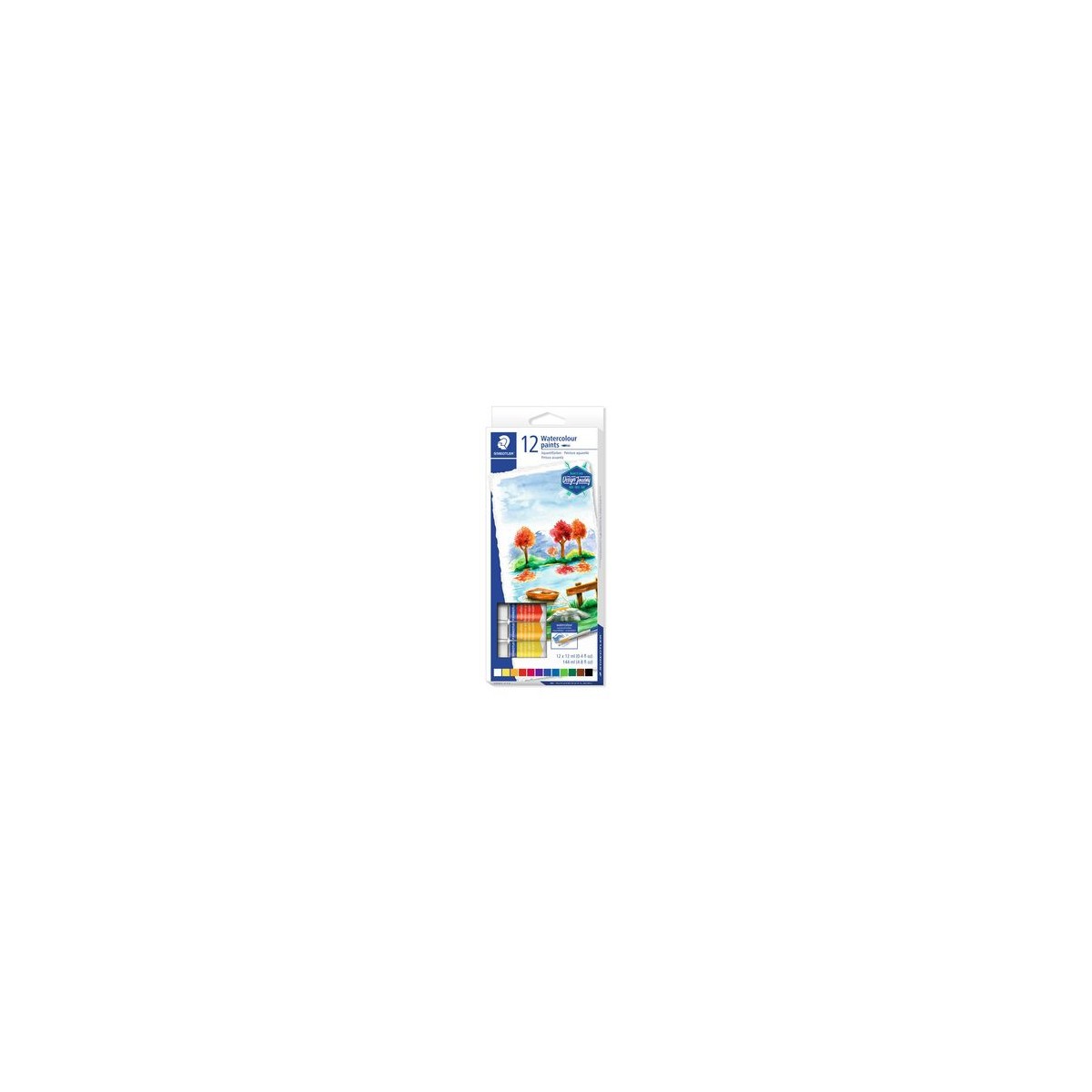 Staedtler 8880 pintura a base de agua Multi 12 ml Tubo 12 piezas