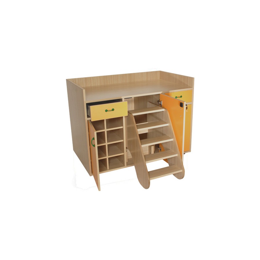 5976-MUEBLE CAMBIADOR CON ESCALERA GIRATORIA (3 PUERTAS) HAYA MOBEDUC 600709HPS18 5976-MUEBLE CAMBIADOR CON ESCALERA GIRATORIA (3 PUERTAS) HAYA MOBEDUC 600709HPS18