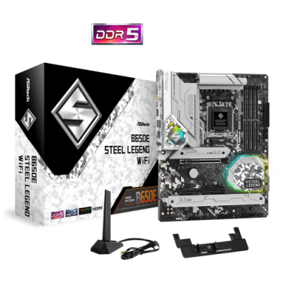 Asrock B650E Steel Legend WiFi AMD B650 Zocalo AM5 ATX